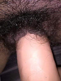 Hairy Mature Wife JoyTwoSex Selfies Big Dildo